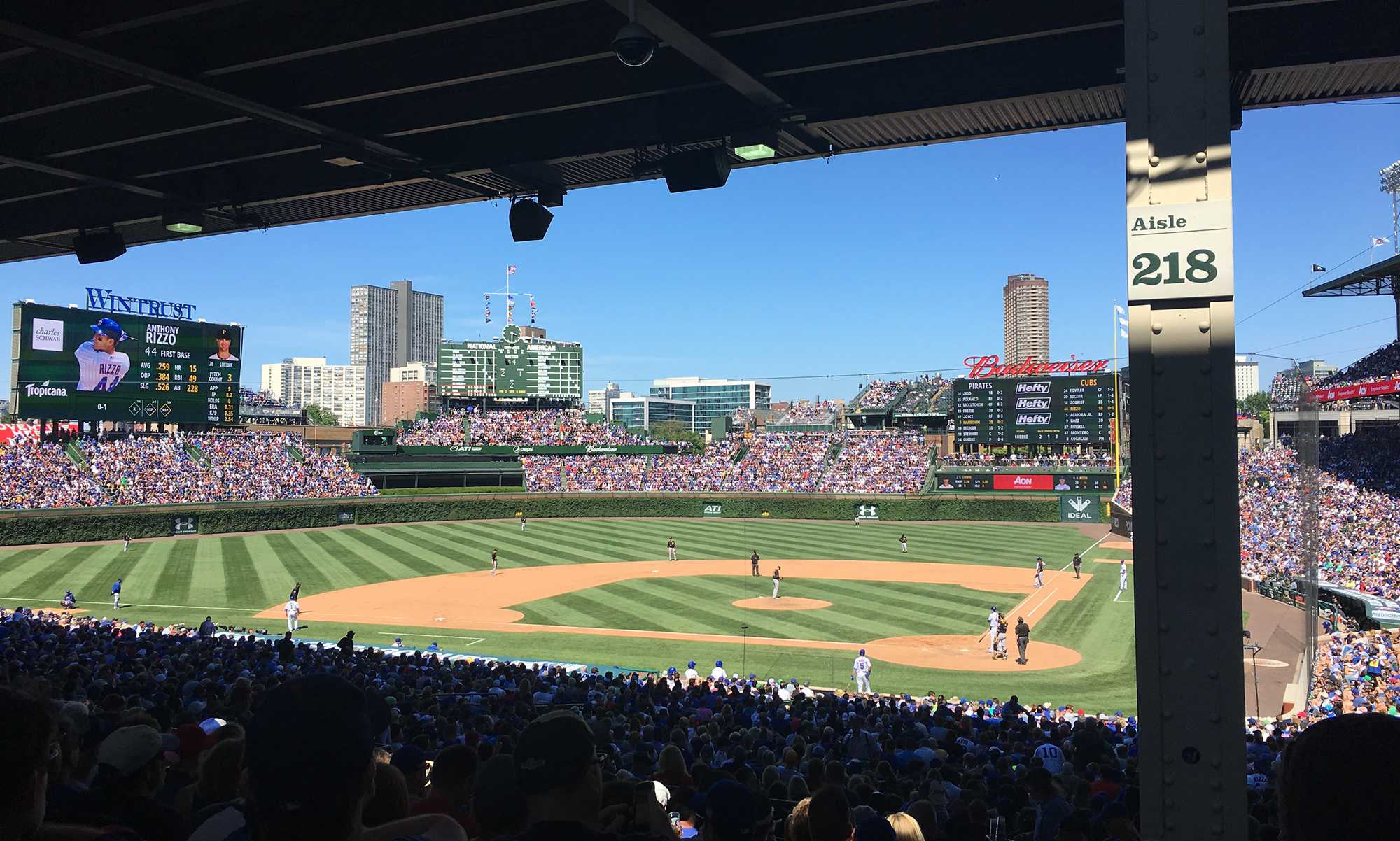 Chicago Cubs at Wrigley Field, Section 218