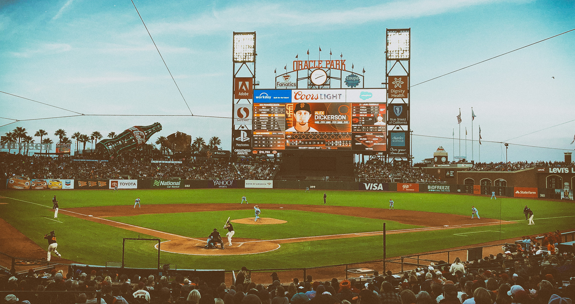 July 6th, 2019 Baseball game between the St. Louis Cardinals and San Francisco Giants at Oracle Park
