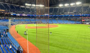 Rogers Centre Pre-Game from the right field bleachers.